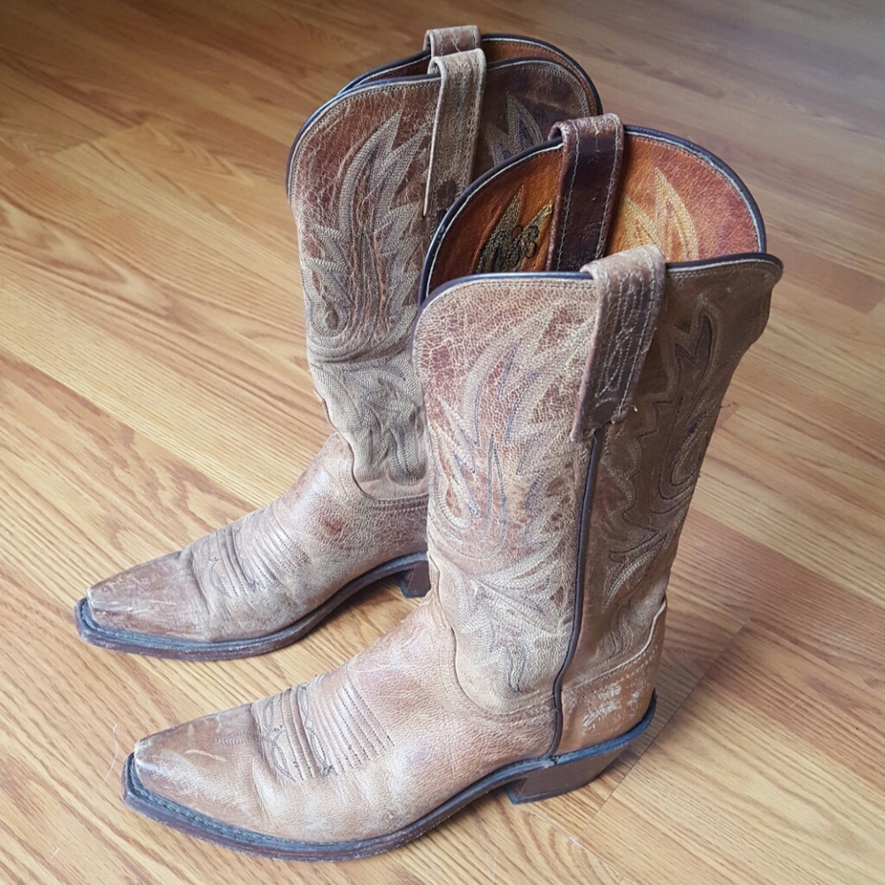 Handmade Lucchese Goatskin Cowgirl Boots